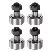 4pcs CF12 Cam Follower KR30 Needle Roller Bearing M12x1.5mm Male Thread