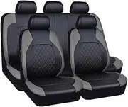 FROON Car Seat Covers Universal Set for Chevy Cruze Cobalt Equinox HHR Impala Malibu Prizm Sonic Tracker Trax Chevrolet Car Accessories, Grey