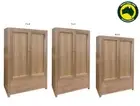 Morgan Australian-Made 2-Door Wardrobe w/ 2 Drawers – Solid Tassie Oak
