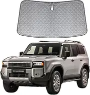 OTTO Shades 6 Layers Thick WindScreen Sunshade for Toyota Prado 250 Series 2024-2025 Premium UV Protection Foldable Windshield Sun Visor Heat Shield Cover Keeps Car Cool