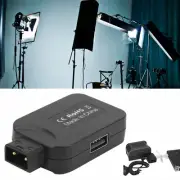Mini D-tap to USB/DC Power Converter Adapter for V-Lock Anton Camera Battery