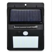 Outdoor Solar 20 LED Motion Sensor Light IP65 Waterproof Walkway Panel Wall Lamp Night Light