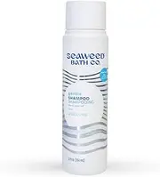 Seaweed Bath Co. Gentle Shampoo, Unscented, 12 Ounce, Sustainably Harvested Seaweed, Aloe, Argan Oil, for Sensitive Scalps and All Hair Types