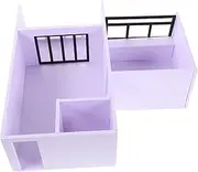 1 Set Scale Unfinished Miniature House for Crafting Family Friendly Activity and Accurate Space Replication for Hobbyists and Learning Purposes