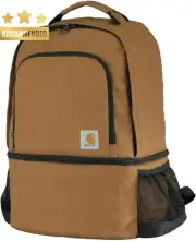 Insulated Cooler Backpack 24 Can Two Compartment Cooler Bag with Base