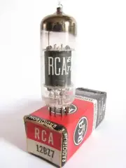 1957 RCA 12BZ7 Tube - New old Stock / New In Box (Black Plates,Horseshoe Getter)