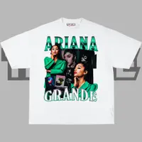 在飛比找蝦皮購物優惠-Ariana Grande 白色大廓形 T 恤 Ariana