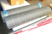 QTY 11FT - uni Chains PP-PA66-M-QNB 30" Wide Gray Rubber Top New 2 psc