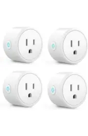 New 4 Aoycocr Smart Plugs Work with Alexa Echo Google Home for Voice Control