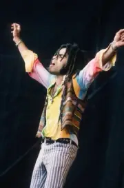 Lenny Kravitz Werchter Festival Torhout 7 July 1990 Music Singer Old Photo 7