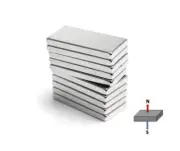 20X Strong N48 20X10X3mm Block Magnets | Neo Rare Earth Curtain Craft Caravan
