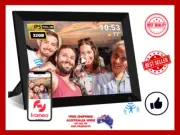 32GB FRAMEO Digital Photo Frame, 10.1" Classic Touch Screen Smart Wifi