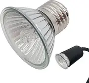 Heating Lamp for Reptiles, Basking Light Heat Lamp Bulbs with 360° Rotatable Hose, Heater Light, UVB Heat Light, Heating Light with Dimmable and 360° Rotatable Hose for Turtle Back Jmedic