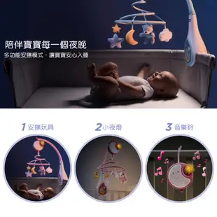 Chicco-多功能床頭古典音樂鈴-3色(粉色/藍色/米色)❤陳小甜嬰兒用品❤