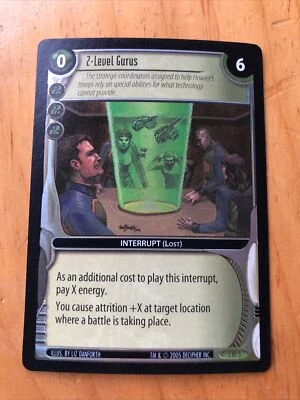 2004 Decipher WARS TCG Promo Foil Card - Z-Level Gurus 2RF5 - M/NM