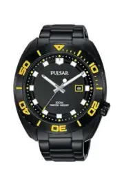 Pulsar Gents Ion Coated Sport 44mm 10ATM Watch PG8285X1