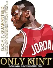 ONLY MINT Ultimate Guaranteed Graded Mint 8-10 Michael Jordan Graded Card Mystery Booster Pack 8-10 Air Jordan in Every Pack | Basketball Card Grade by PSA BGS SGC CSG | Blind Bag Contains 1 Graded MJ