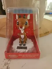 RUDOLPH THE RED NOSED REINDEER SOLAR BOBBLE HEAD "RUDOLPH"
