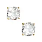 NWT Kate Spade Mini Square Claer Zirconia Stud Earrings $32 GOLD