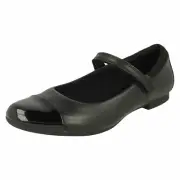 Girls Clarks Smart Mary Jane Style School Shoes Scala Gem