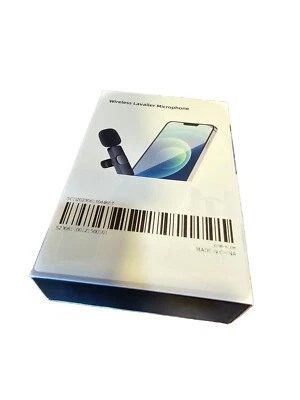 Wireless Lavalier Microphone for iPhone iPad Lightning Plug and Play