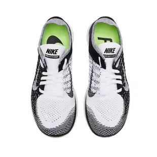 NIKE 女 W FREE 4.0 FLYKNIT WHITE BLACK 白黑【A-KAY0】【631050-100】