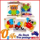 Super Thick Wooden 3D Colorful Jigsaw Puzzle Educational Toy For Kid Animals AU