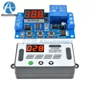 Digital DC 12V LED Display Delay Time Timer Relay Module Control Switch w/ Case