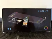 KYOLLY T1 RGB Gaming Computer Monitor Stand Riser with Drawer,Storage and Phone