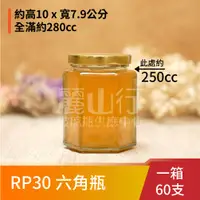 在飛比找蝦皮購物優惠-【RP30 250cc 六角瓶】【1箱 60支含運】【麗山行