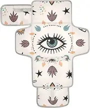 Reusable Diaper Changing pad with Tissue Pocket Changing pad for Changing Table with Built-in Pillow