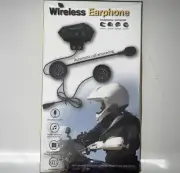 Wireless Headset Helmet Bluetooth Hands-free Earphone For Motorbike BT-12