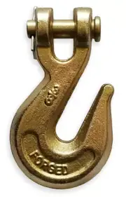 (12 pack) 3/8" G70 Clevis Grab Hooks, WLL 7100 lbs
