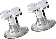 Toilet Press Tool Unique Sticky Toilet Button Helper for Bathroom Decoration Silver