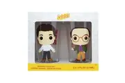 Seinfeld Jerry & George Pop! Glass Set 2pk