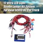 12 Ultra LED Flashing Bright Light Kit for 1/10 RC Drift HSP TAMIYA RC Car Truck