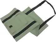 Kisangel Heavy Duty Canvas Firewood Carrier Bag Durable Log Tote for Outdoor Use for Fire Pits and Barbecues Capacity Firewood Storage