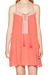 NWT BILLABONG Women's Enlightened Dress, Size M , Vintage Coral