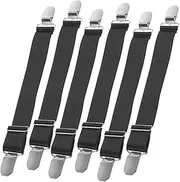 MUELODSIC 6pcs Boot Clip Binding Straps Ankle Straps Motorcycle Boots Sheet Holder