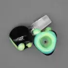 Slyme Pyrex Lab Glass Slide Triangle Bowl 14mm Male Fitting Tobacco Hookah Bong