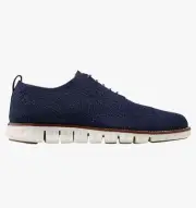 Cole Haan 2.Zerogrand Stitchlite Wingtip Oxford Blue/Ivory Size 11D