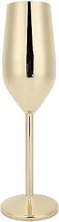 ZHZXBDGQ 304 Stainless Steel Wine Goblet Champagne Glasses 220ml Champagne Flutes Shatterproof Drinking Cups for Bar Party Banquet-3#
