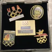 J.C Penney U.S. Olympic Pin Collector's ,Barcelona 5 Pin Set,New,1992
