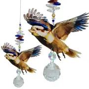Kookaburra Crystal Suncatcher #2 gift window hanging rainbow prism sun catchers