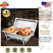 Complete Chafing Dish Set - NSF Certified Stainless Steel, Perfect for Buffets