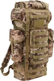 Brandit Molle Battle Backpack, brown-beige, Size 60l+ for Men Brown Beige