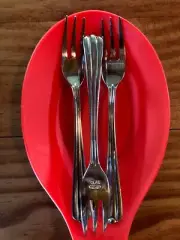 Enigma Monza pattern cocktail oyster forks 1 dozen, new, great gift