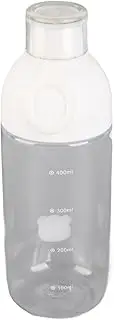 450 ml PC Cold Brew Bottle, Cold Brew Beverage Bottle, Cold Brew Tea Bottle, Temperature Resistant Cold Brew Bottle with Scale for Home (White)