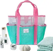 Beach Bags for Women - Mesh Reusable Large Pool Bag | Women's Shoulder Packs for Resort Lake Vacation Boat Outdoor Picnic Cruise Sports