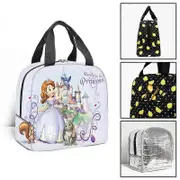 c382 Sofia Princess Children Lunch Bags Kids School Insulated Lunch Bag Portable Cooler Tote Food tbd382